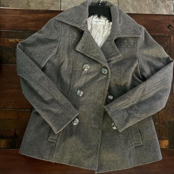 Calvin Klein Jackets & Blazers - Calvin-klein Wintage Women's Grey Coat